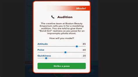 BitLife Model Answers: Become a Supermodel。